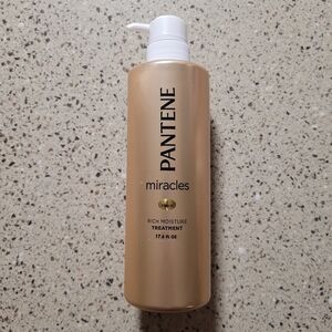 Pantene Miracles Pro-V Rich Moisture Treatment  17.6 Fl Oz Conditioner For Hair